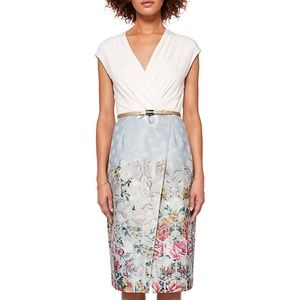 Ted Baker Dresses - Ted Baker London Macal Patchwork Wrap Dress w/Belt Ted Baker Dresses - Ted Baker London Macal Patchwork Wrap Dress w/Belt
